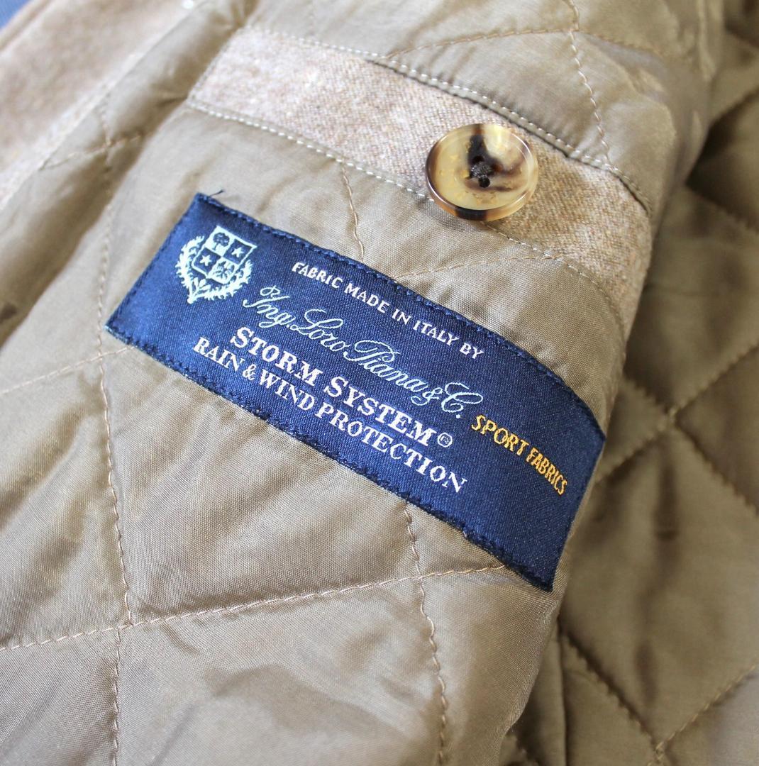 『極美品/14万円』PAPAS パパスプラス ステンカラーコート『ロロピアーナ