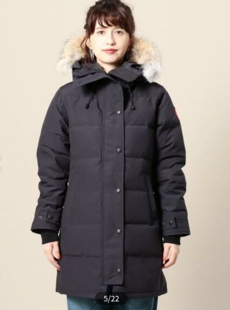 【美品】  ダウンジャケット シェルバーン ネイビー M