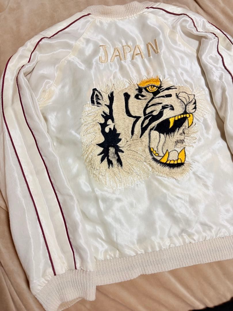 美品 BEAMS テーラー東洋 unisex 虎 日本限定 スカジャン silk