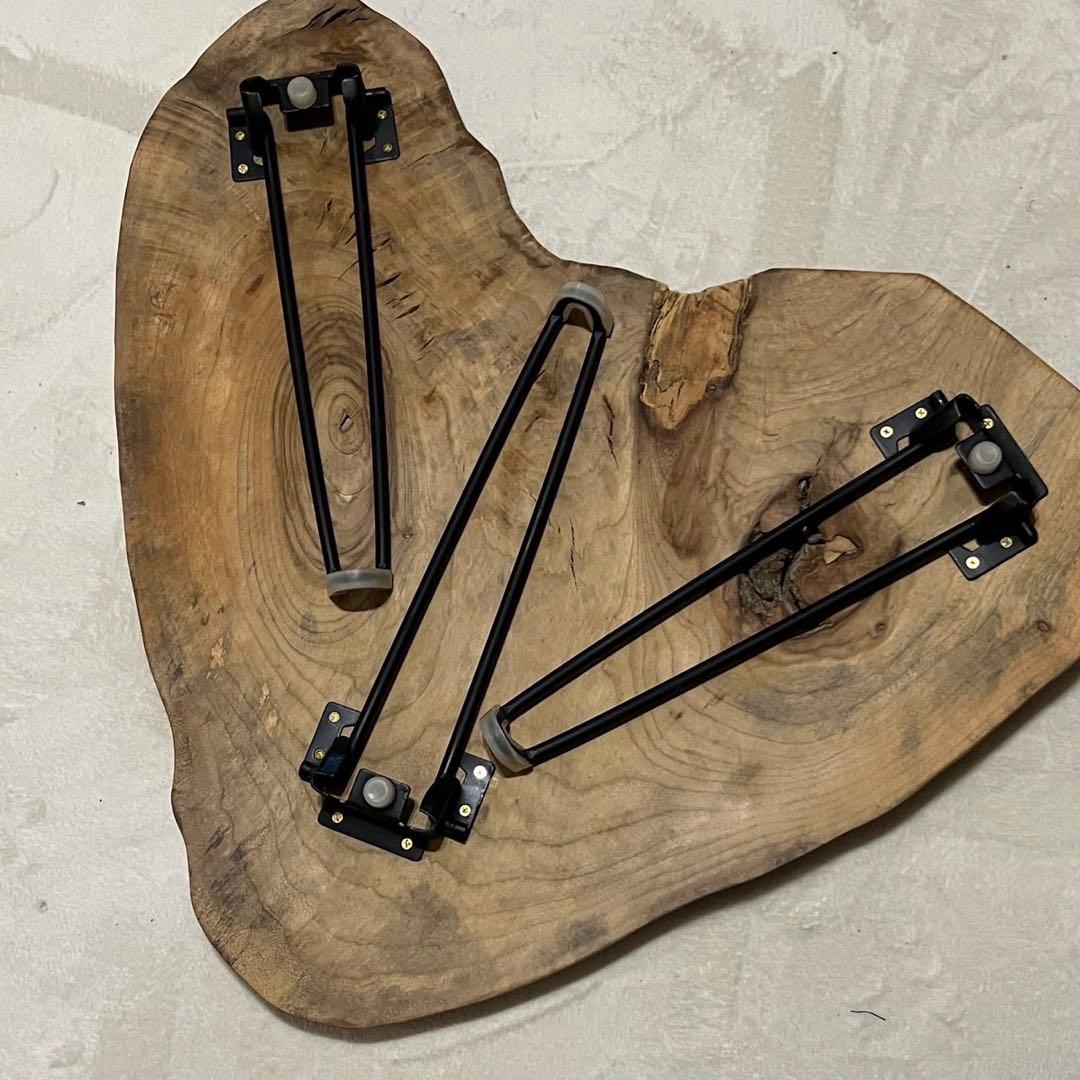 ナチュラルウッド センターテーブル ハート型