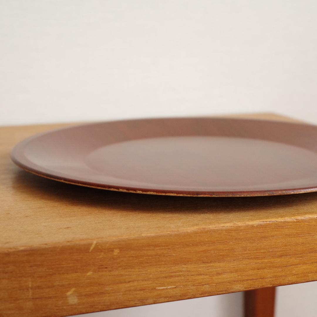 28cm スウェーデン チーク SILVA トレイ プレート チークプライウッド