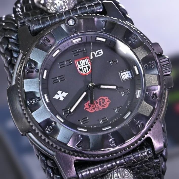 ビルウォールレザー × ルミノックス コラボ第2弾 BWL ブラック 腕時計