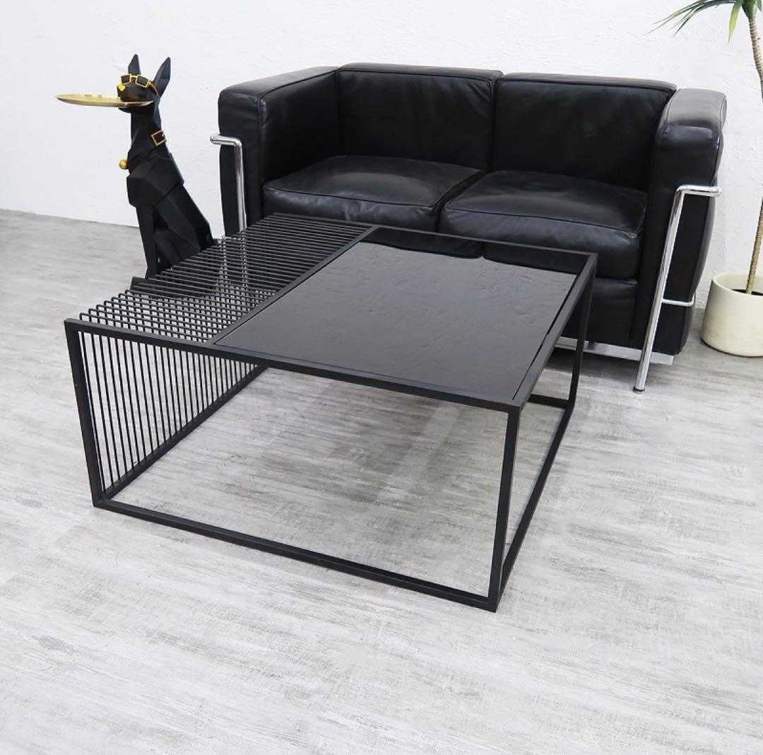 センターテーブル ローテーブル 黒