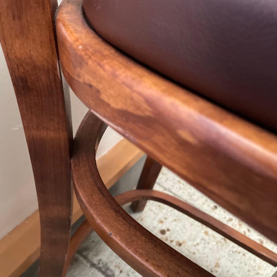 カウンターチェア　木製ハイチェア　1脚①