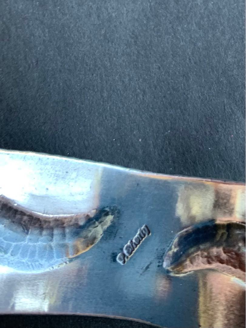 ナバホ最高峰　perry shorty シルバー　バングル