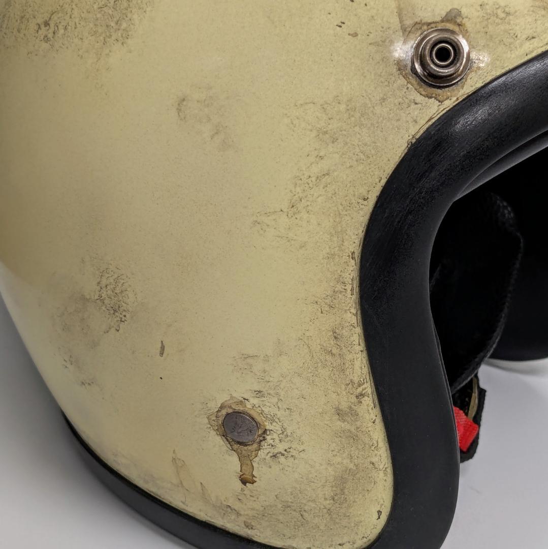 500TXタイプ　ヘルメット【装飾用】　エイジング加工　XL①