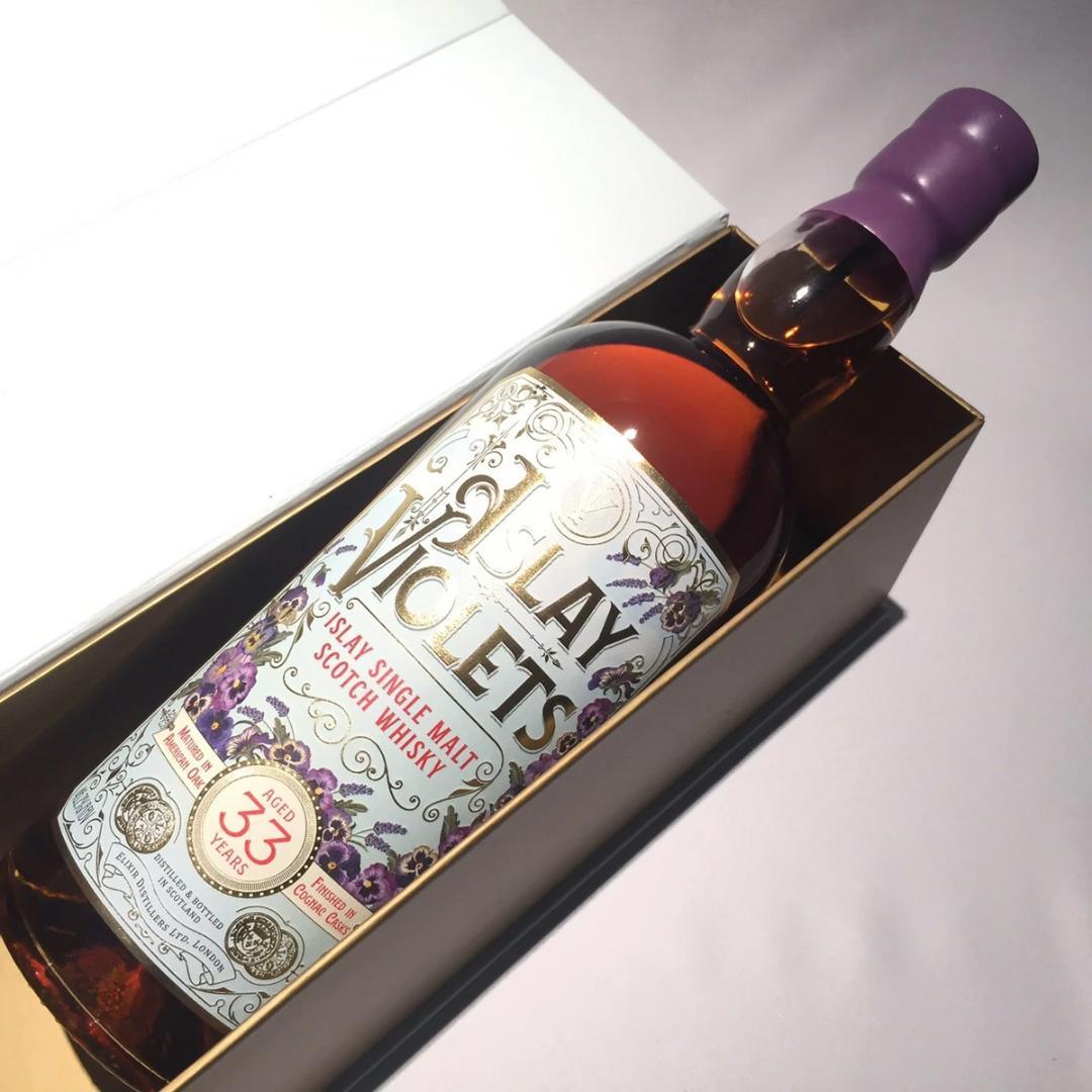 オールドボトル アイラ　バイオレット コニャックカスク 33年 (188)