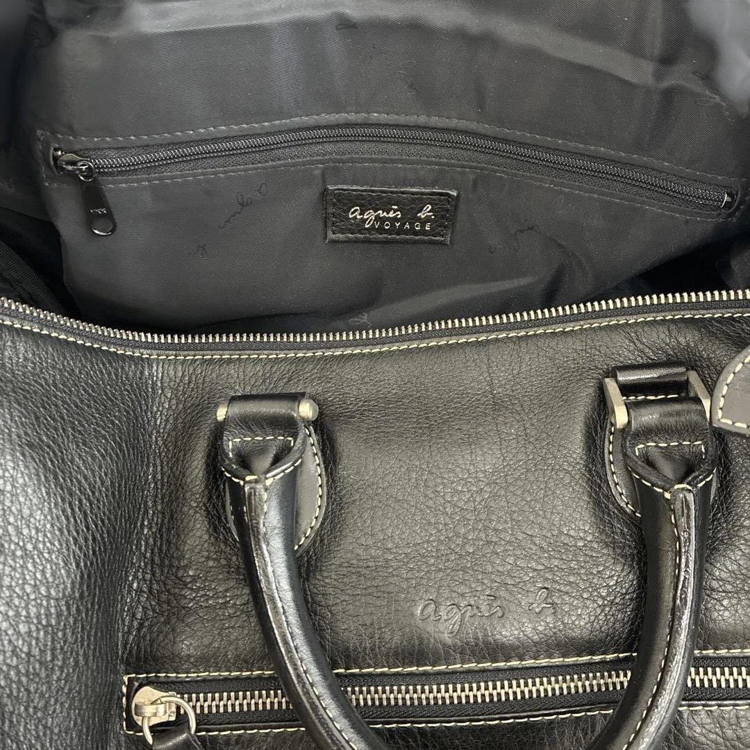 agnesb VOYAGE アニエスベー　ボストンバック　ブラック