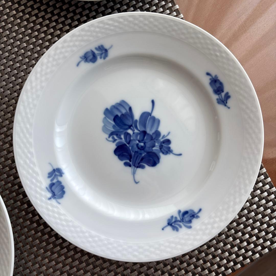 ロイヤルコペンハーゲン ブルーフラワー プレート ケーキ皿　4枚