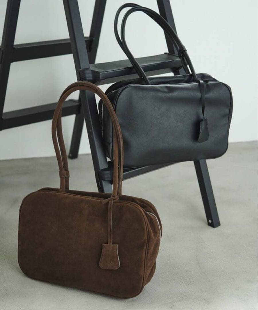 新品未使用 anuke アンヌーク Ecoleather Boston Bag