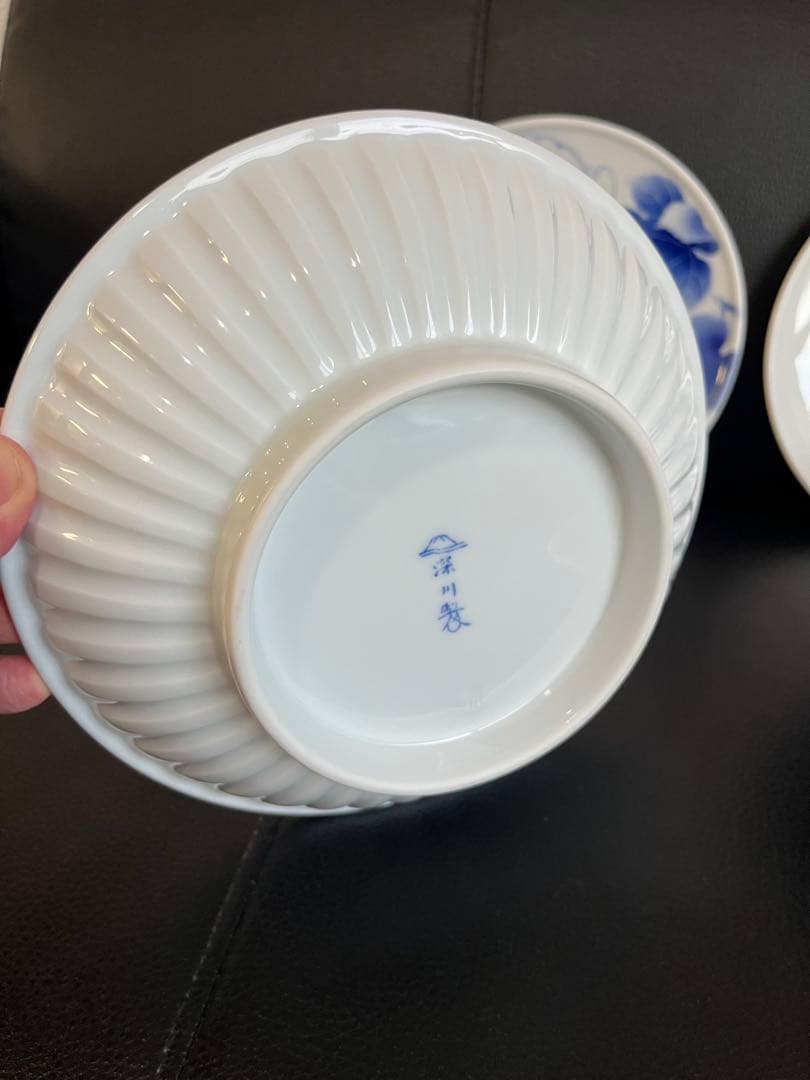 深川製磁 ブルーワイナリー プレミアムセット 皿4枚 新品