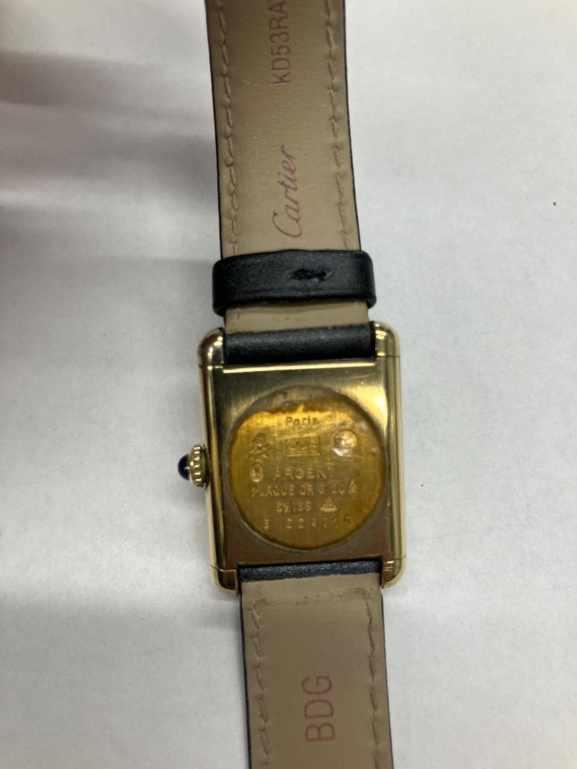 ハ*ル様 Cartier　カルティエ　マストタンク　手巻き　永久保証書付