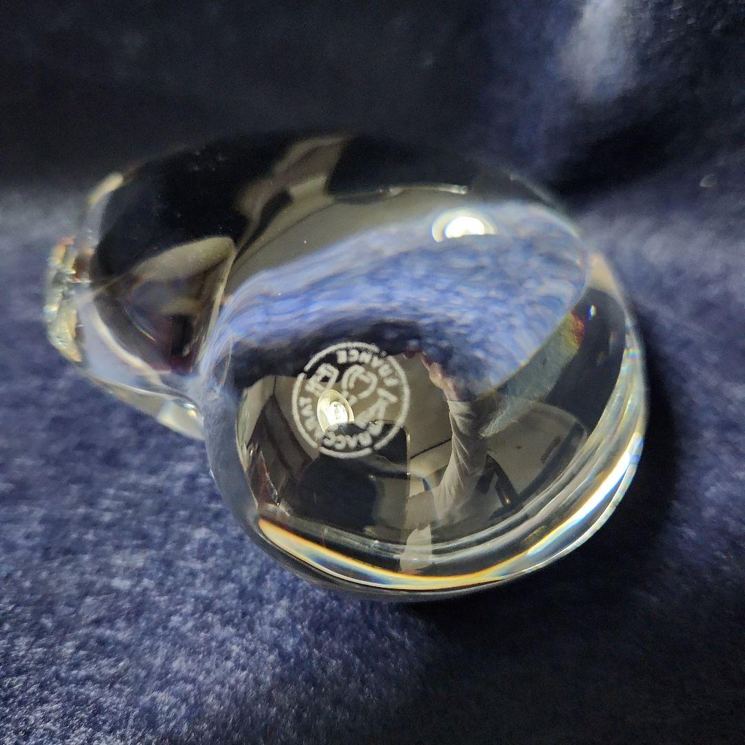 Baccaratバカラ　クリスタルペーパーウェイト　ハート