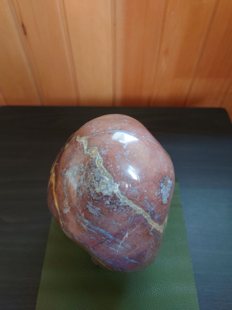 津軽　錦石 鑑賞石　青森県津軽西海岸　自然石　盆石　水石　赤石