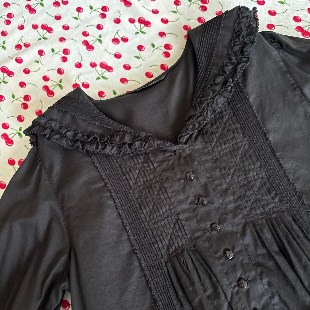 ピンクハウス 2021 セーラーカラー半袖ブラウス(未使用品)