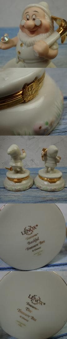 RU-6391 LENOX ディズニー白雪姫＆七人の小人 小物入れ8点セット