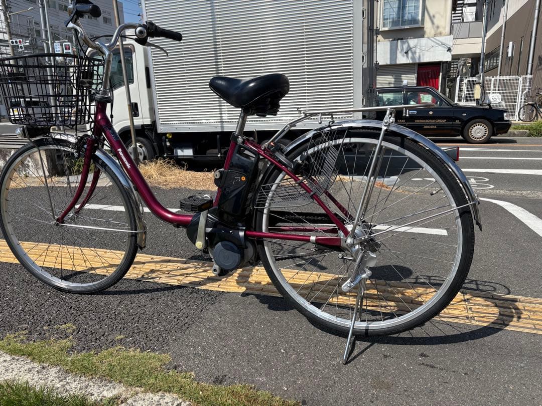 中古Panasonic電動アシスト自転車　13.2Ah4点灯　大阪