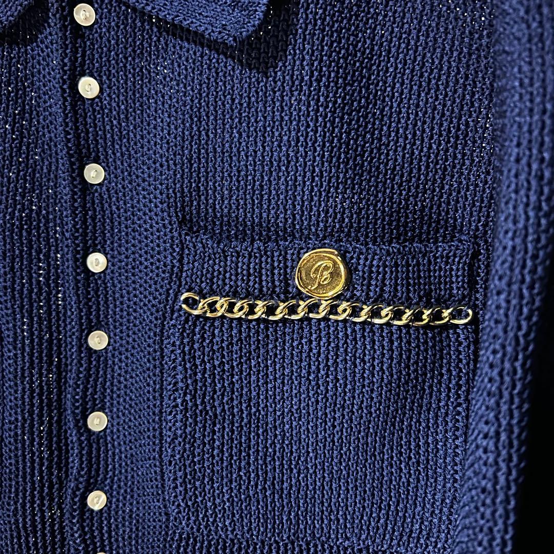 BED j.w. FORD チェーンニットポロシャツ