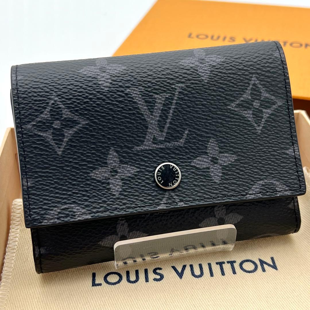 【現行 極美品】ヴィトン モノグラム エクリプス ヴィクターウォレット 財布