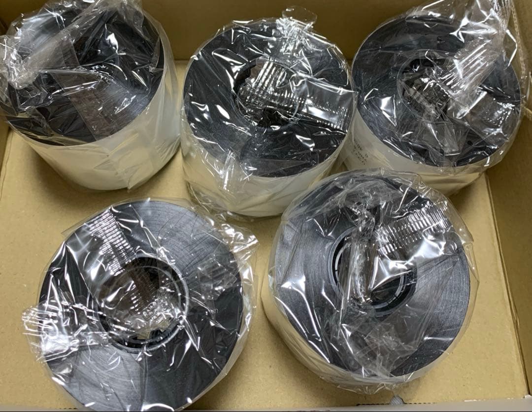 ユヤマ　リフィルリボン　詰替用　黒　5巻