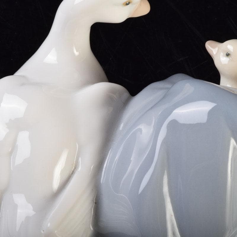 リヤドロ　LLADRO　アヒルの親子　置物　箱付　C　8710