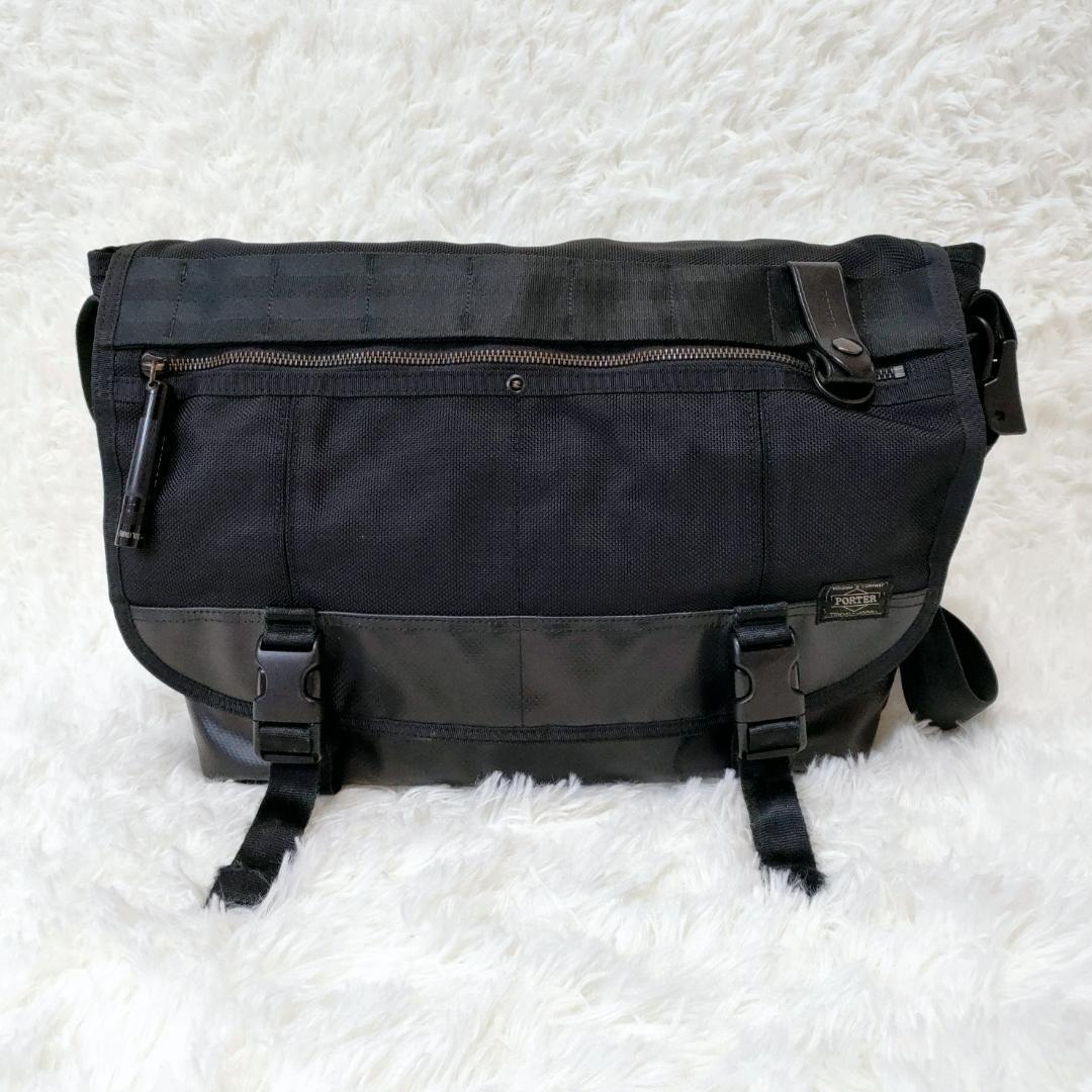 PORTER HEAT ショルダーバッグ マグライト点灯 メッセンジャーバッグ