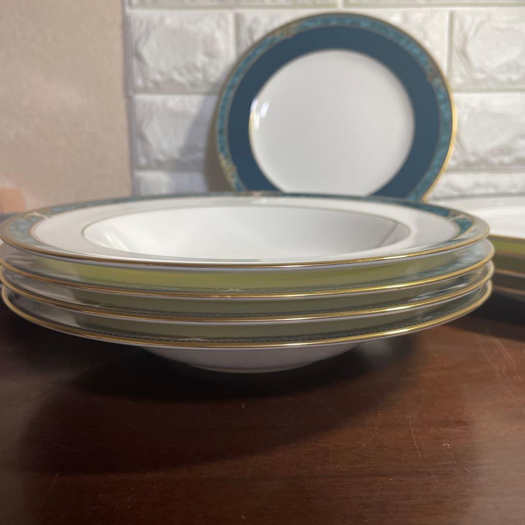 ノリタケ エセックスコート　ディナー皿12枚セット　スープ、デザート&ディナー