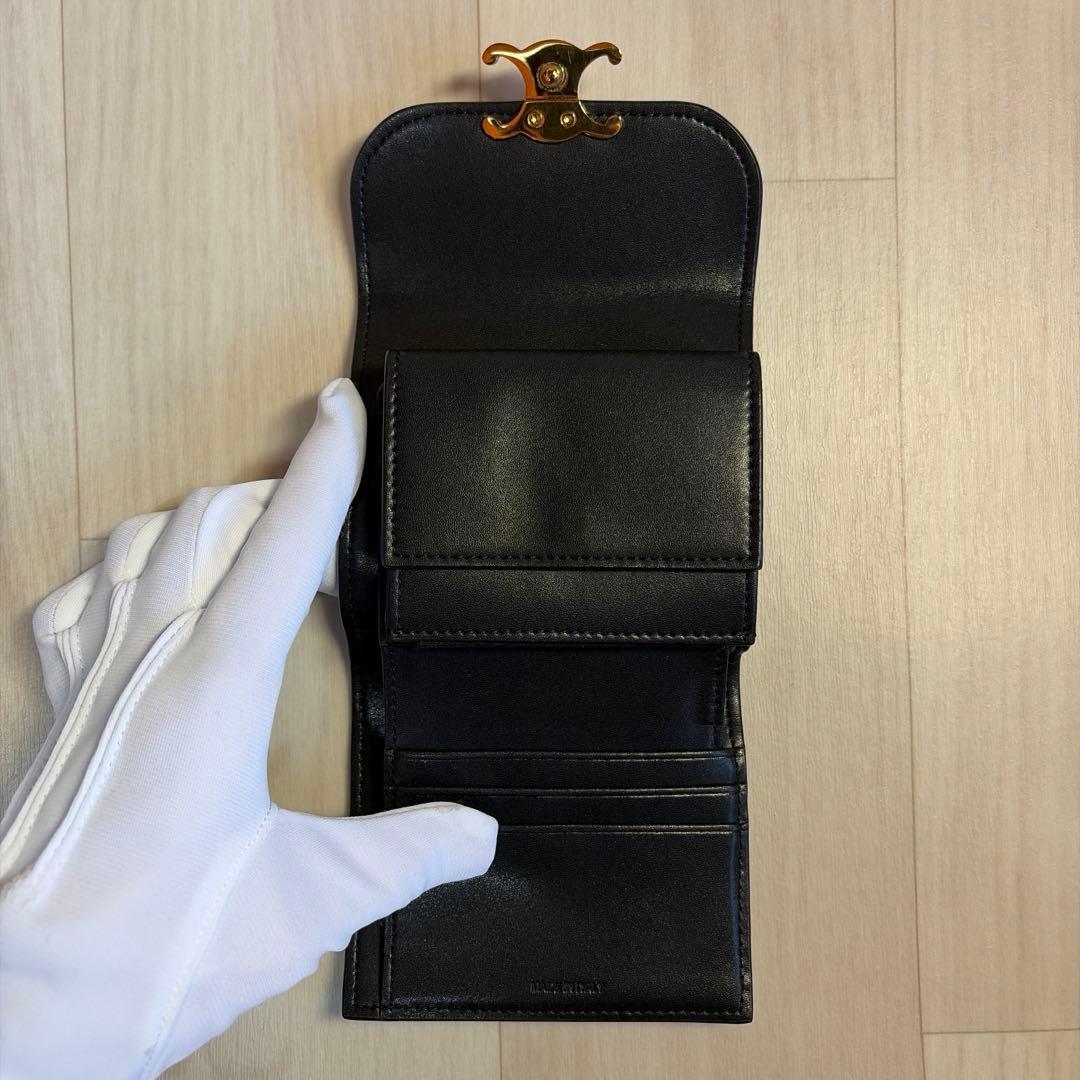 CELINE トリオンフ スモールフラップウォレット