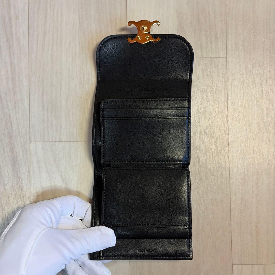 CELINE トリオンフ スモールフラップウォレット
