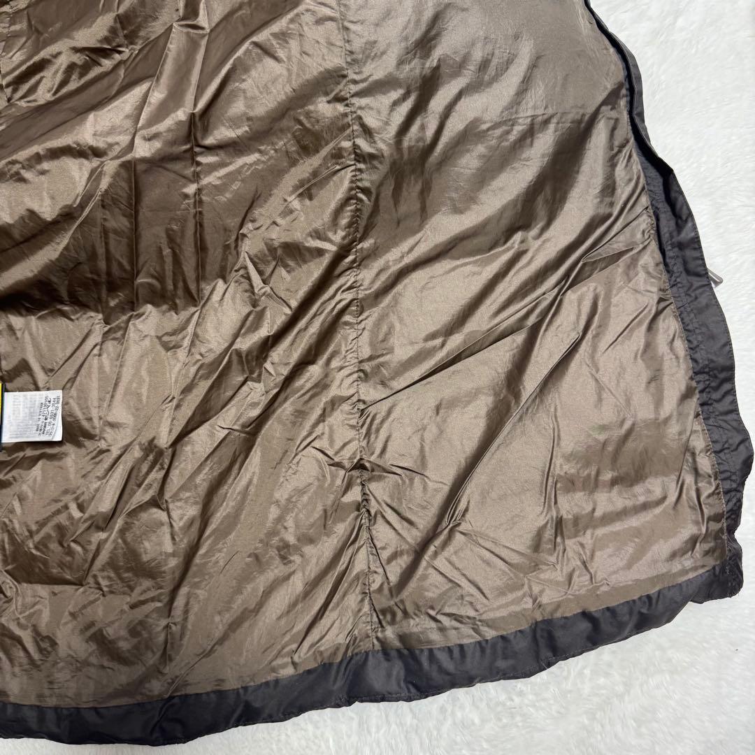 人気モンベル800FPトラベルダウンロングコートレディースXLブラウンロング丈