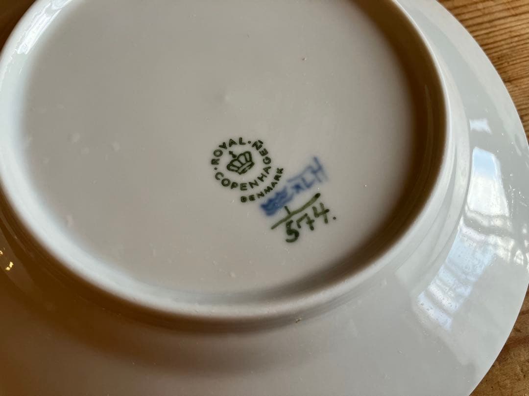 ロイヤルコペンハーゲン　ブルーフルーテッドハーフレース　17プレート×6