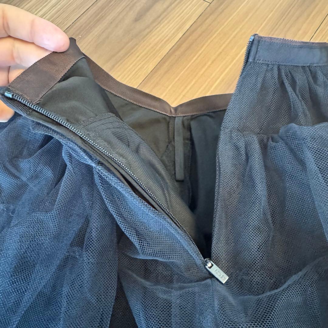 FOXEY NEW YORK フォクシーニューヨーク　チュールスカート　38