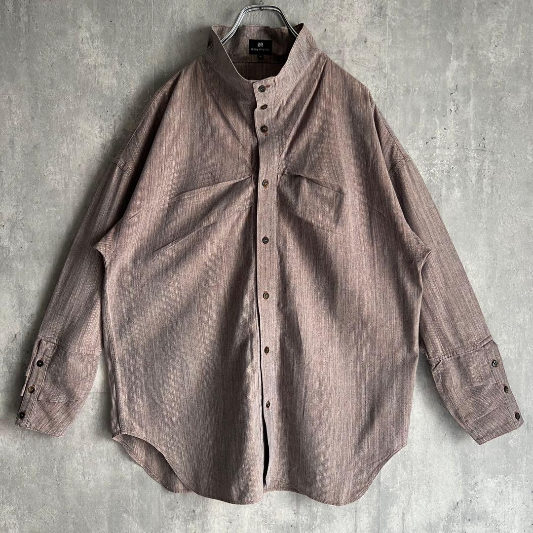im ISSEY MIYAKE　80s　イッセイミヤケ　変形襟　デザインシャツ