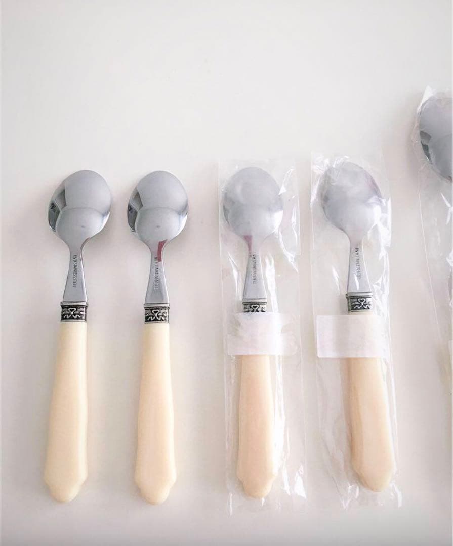 (新品) Cote Tableリボン カトラリー(10個セット)