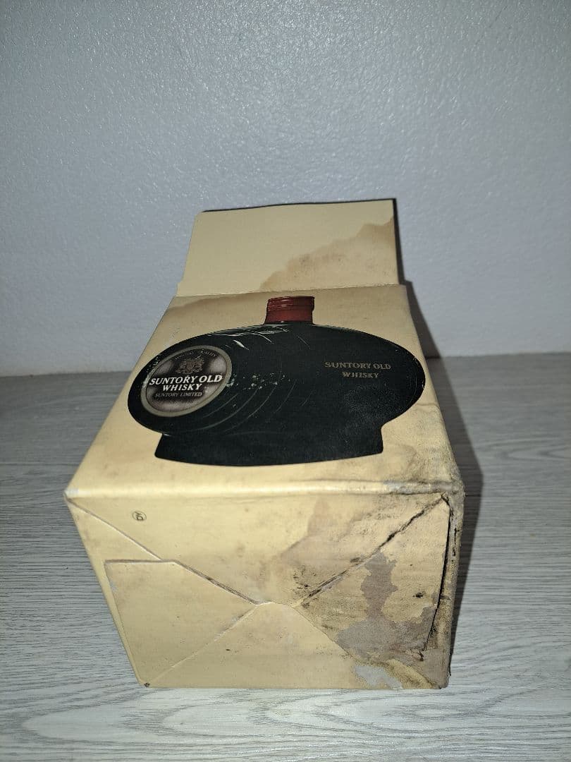 【古酒】OCEAN 12年 ウイスキー　サントリーオールド樽形ボトルセット