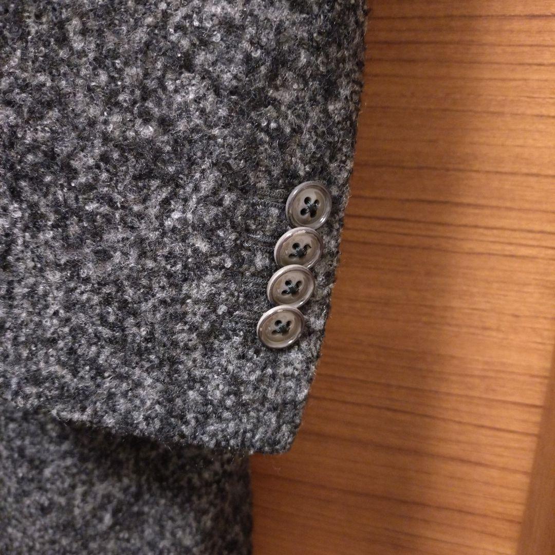 ★最終値下げ★L'8(ロット) チェスターコート 四者混ブークレ生地 46