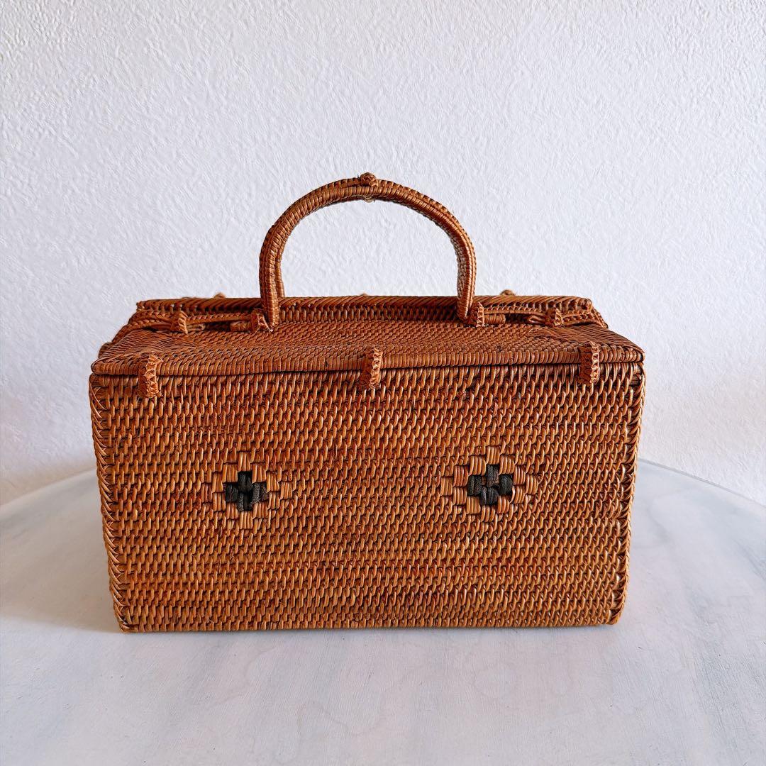 アタ バスケット ピクニックバスケット アタ小物 バリ島