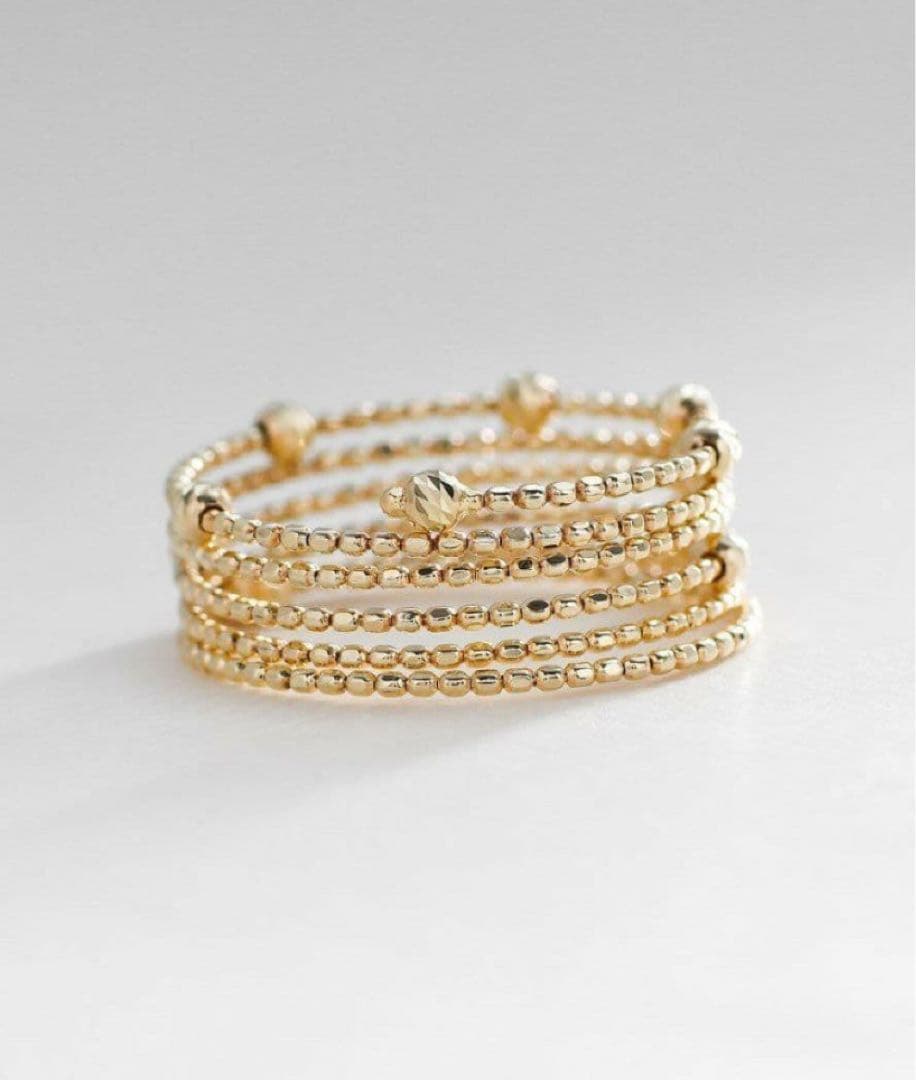 K10ハニー カットボール 形状記憶リング　11号