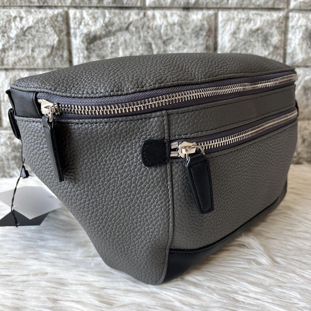 【新品未使用】ジョゼフオム　シンセティックシュリンクレザー　ボディバッグ