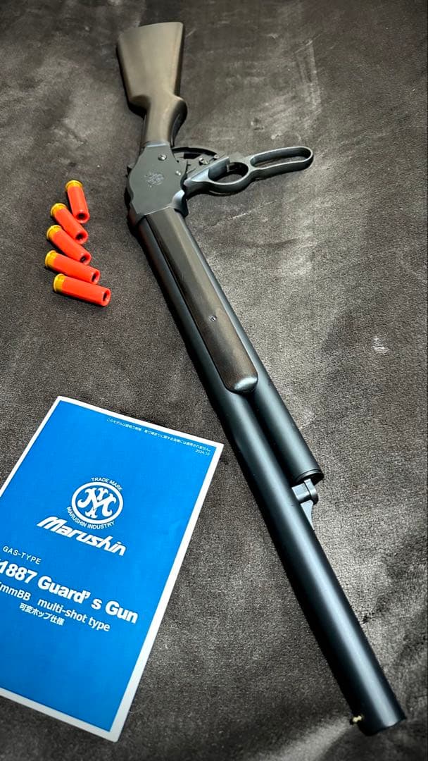 マルシン M1887 ガーズガン 6mm マットブラック HW 木製ストック
