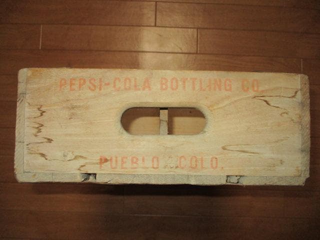 ヴィンテージ　６０年代　PEPSI COLA　ペプシコーラ　ボトルケース　木箱