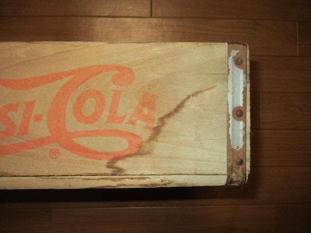 ヴィンテージ　６０年代　PEPSI COLA　ペプシコーラ　ボトルケース　木箱