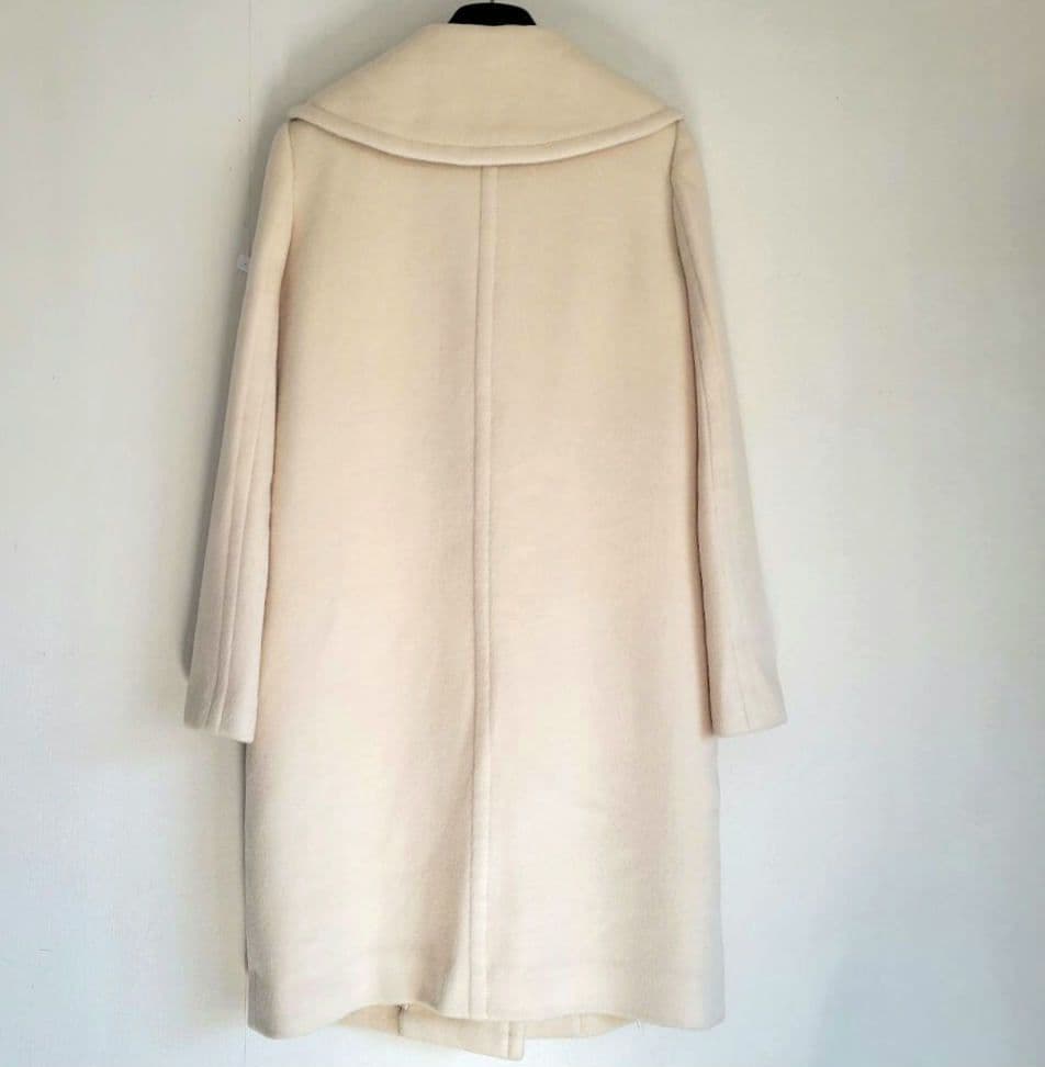 Rene ルネ アイボリー ショールカラー　ロングコート 36