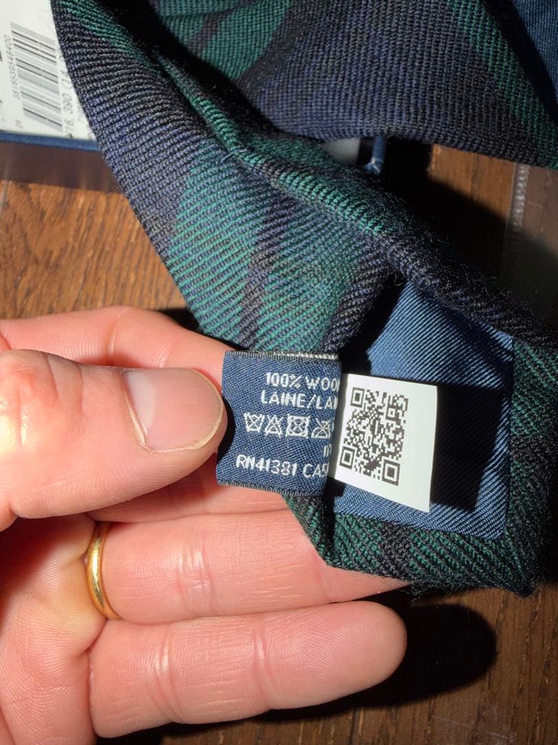 Polo by Ralph Lauren ブラックウォッチ　ネクタイ