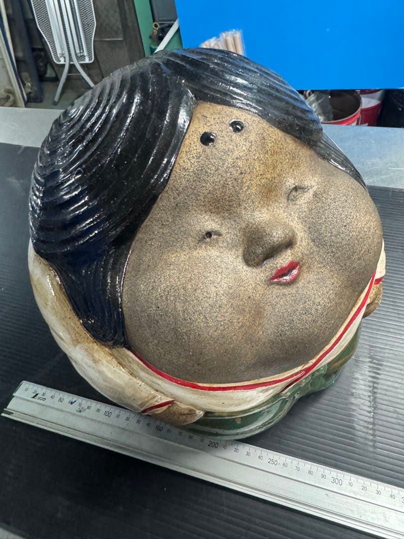 陶器製　おたふく　火鉢　しがらき