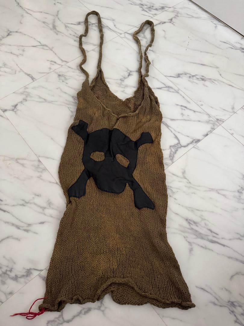 レア！LGBニットタンクトップ ドクロメンズ0