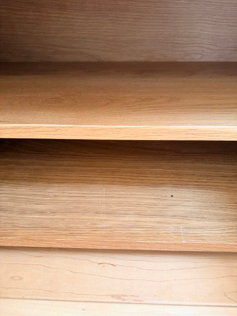 【送料込】廃盤商品 無印良品 スタッキングキャビネットB オーク テレビボード