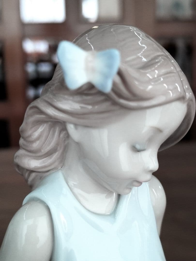 LLADRO リヤドロ(蝶とお友達) 　作家サイン入り＃6963