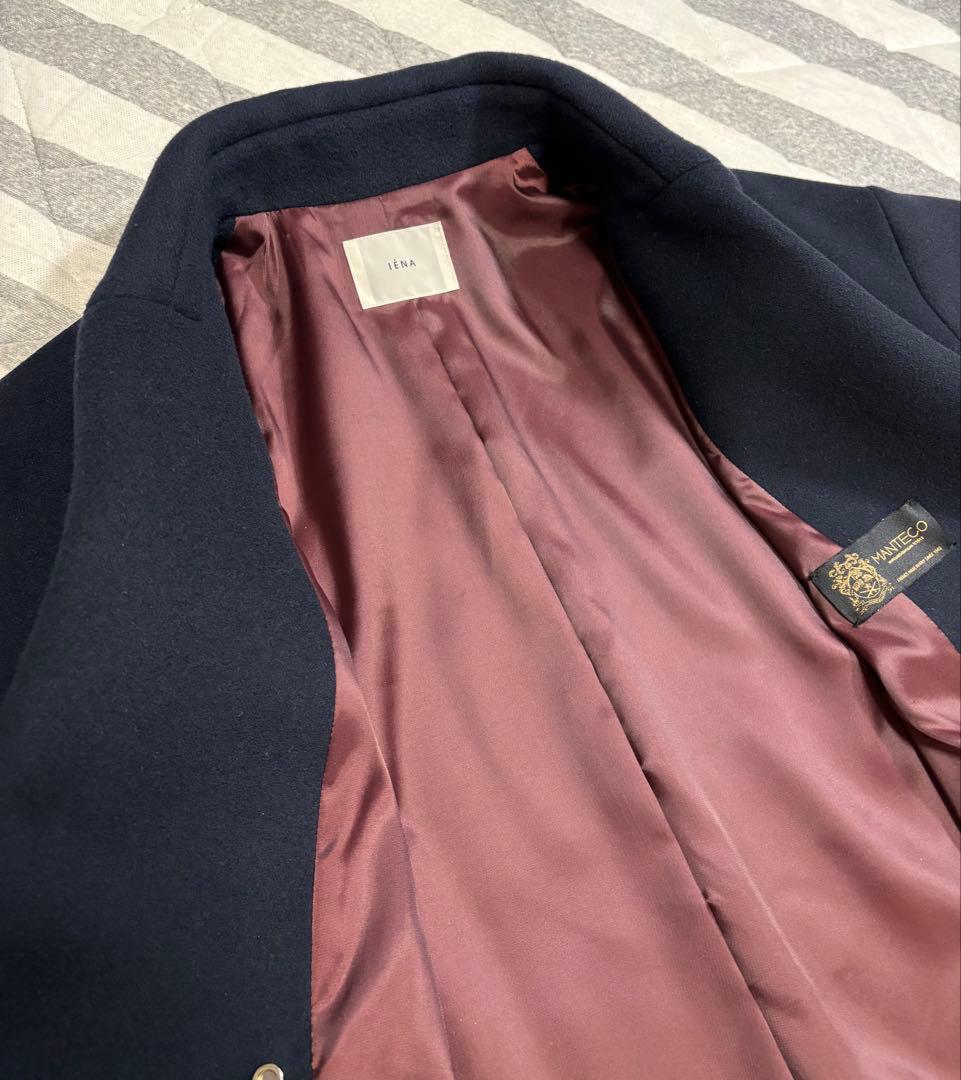 イエナ MANTECO オーバーチェスターコート ネイビー