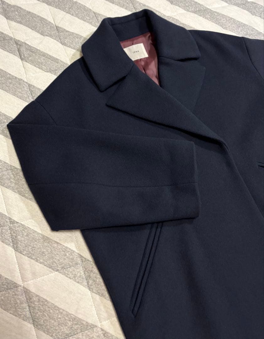 イエナ MANTECO オーバーチェスターコート ネイビー